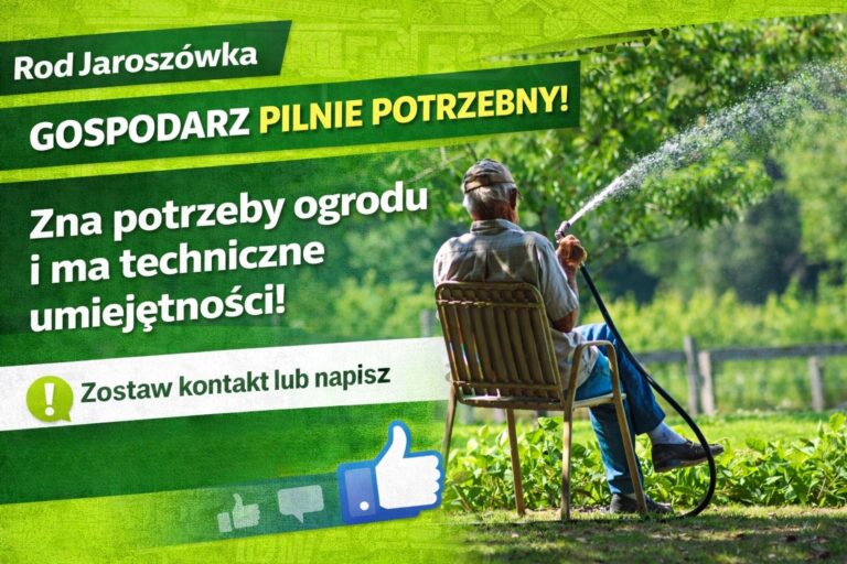 ROD Jaroszówka poszukuje Gospodarza Ogrodu