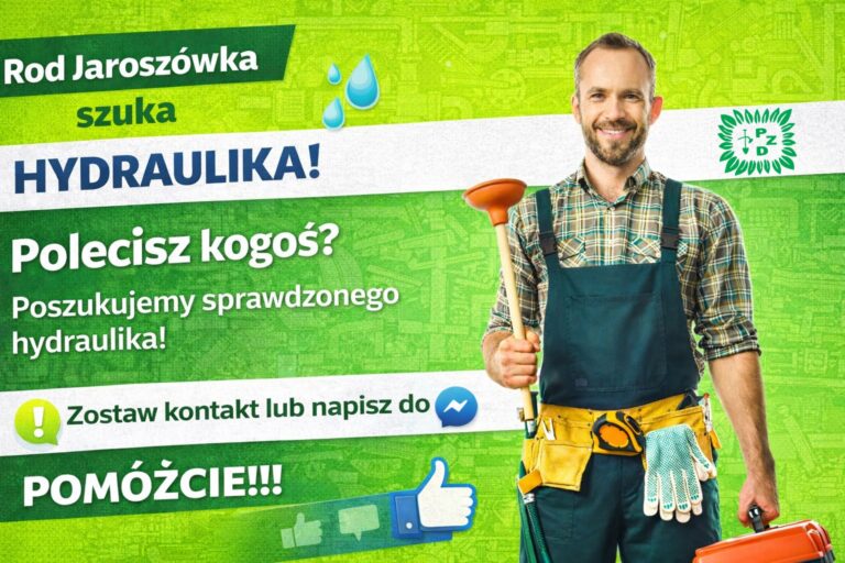ROD Jaroszówka poszukuje hydraulika